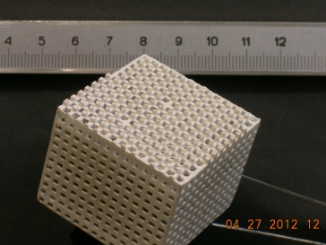 Керамический куб - фильтр (фото 1)