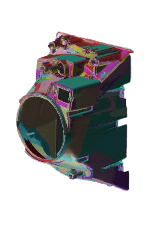 Пример 3D сканирования передней фары ВАЗ 2108 для тюнинга, по заказу автомастерской. Этапы сканирования