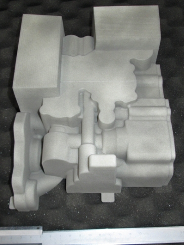 Мастер-модель кокиля (две половины), материал полиамид  (изготовлена методом аддитивных технологий – лазерное спекание полимерного порошка). (фото 2)